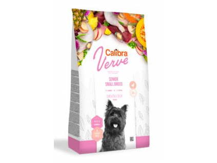 Calibra Dog Verve GF Senior Small Chicken&Duck 6kg z kategorie Chovatelské potřeby a krmiva pro psy > Krmiva pro psy > Granule pro psy