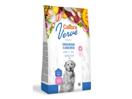 Calibra Dog Verve GF Senior M&L Chicken&Duck 2kg z kategorie Chovatelské potřeby a krmiva pro psy > Krmiva pro psy > Granule pro psy