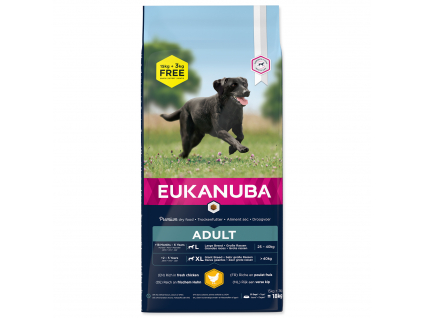 Eukanuba Adult Large Breed - BONUS 18 kg z kategorie Chovatelské potřeby a krmiva pro psy > Krmiva pro psy > Granule pro psy