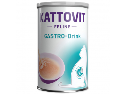 Drink KATTOVIT Feline Gastro 135 ml z kategorie Chovatelské potřeby a krmiva pro kočky > Krmivo a pamlsky pro kočky > Veterinární diety pro kočky
