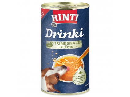 Rinti Drink Ente 185 ml z kategorie Chovatelské potřeby a krmiva pro psy > Pamlsky pro psy > Pasty, pyré pro psy