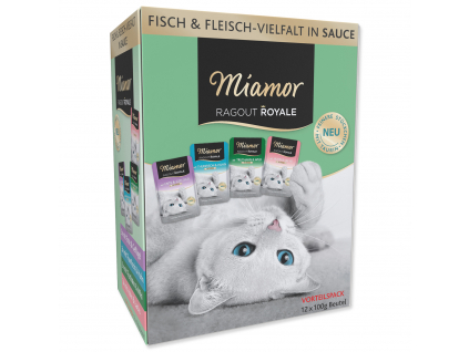 Miamor Ragout Royale kapsičky multipack v omáčce 12x100g z kategorie Chovatelské potřeby a krmiva pro kočky > Krmivo a pamlsky pro kočky > Kapsičky pro kočky