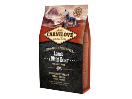 Carnilove Adult Dog Lamb & Wild Boar 4kg z kategorie Chovatelské potřeby a krmiva pro psy > Krmiva pro psy > Granule pro psy