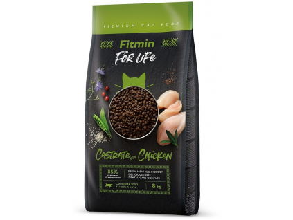 Fitmin For Life Cat Castrate Chicken 8kg z kategorie Chovatelské potřeby a krmiva pro kočky > Krmivo a pamlsky pro kočky > Granule pro kočky