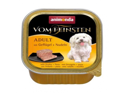 Animonda Vom Feinsten vanička drůbež, těstoviny 150g z kategorie Chovatelské potřeby a krmiva pro psy > Krmiva pro psy > Vaničky, paštiky pro psy