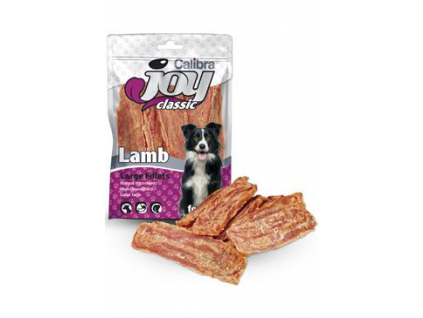 Calibra Joy Dog Classic Large Lamb Fillets 80g z kategorie Chovatelské potřeby a krmiva pro psy > Pamlsky pro psy > Sušená masíčka pro psy