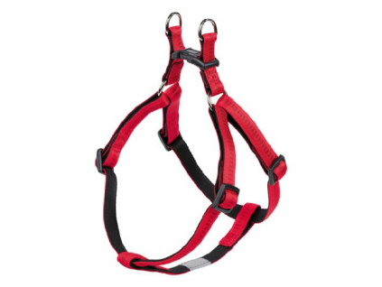 Nobby SOFT GRIP postroj nylon XS-S 30-40cm / 10mm červená z kategorie Chovatelské potřeby a krmiva pro psy > Obojky, vodítka a postroje pro psy > Postroje pro psy