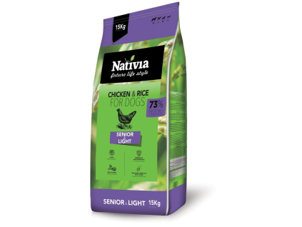 Nativia Dog Senior&Light 15kg