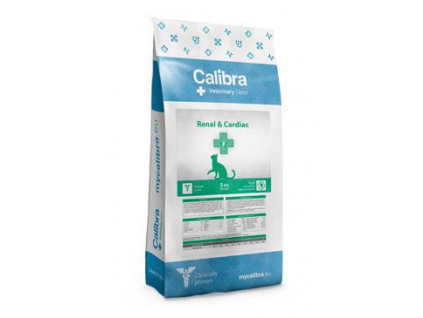 Calibra VD Cat Renal & Cardiac 5kg z kategorie Chovatelské potřeby a krmiva pro kočky > Krmivo a pamlsky pro kočky > Granule pro kočky
