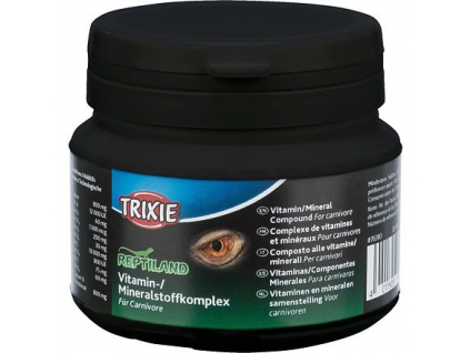 Trixie REPTILAND směs minerálů a vitamínů pro masožravé plazy 80 g z kategorie Akvaristické a teraristické potřeby > Krmiva > Terarijní krmiva