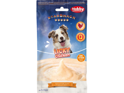 Nobby Starsnack Licky Dog Chicken 5x15g z kategorie Chovatelské potřeby a krmiva pro psy > Pamlsky pro psy > Pasty, pyré pro psy