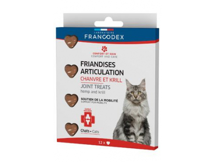 Francodex Pochoutka Joint pro kočky 12ks z kategorie Chovatelské potřeby a krmiva pro kočky > Krmivo a pamlsky pro kočky > Pamlsky pro kočky