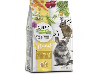 Cunipic Premium Chinchilla & Degu - činčila & osmák 700 g z kategorie Chovatelské potřeby a krmiva pro hlodavce a malá zvířata > Krmiva pro hlodavce a malá zvířata