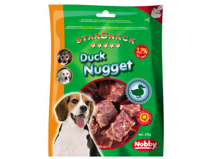 Nobby StarSnack Duck Nugget kachní nugetky 375g z kategorie Chovatelské potřeby a krmiva pro psy > Pamlsky pro psy > Sušená masíčka pro psy