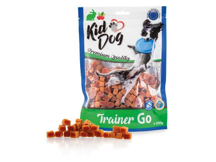 KIDDOG TRAINER GO mini kostičky s králíkem a brusinkami 250 g z kategorie Chovatelské potřeby a krmiva pro psy > Pamlsky pro psy > Tyčinky, salámky pro psy