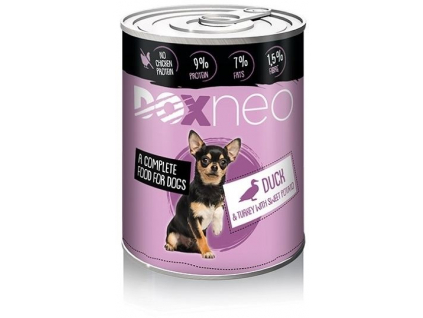 Doxneo Duck konzerva pro psy 400 g z kategorie Chovatelské potřeby a krmiva pro psy > Krmiva pro psy > Konzervy pro psy