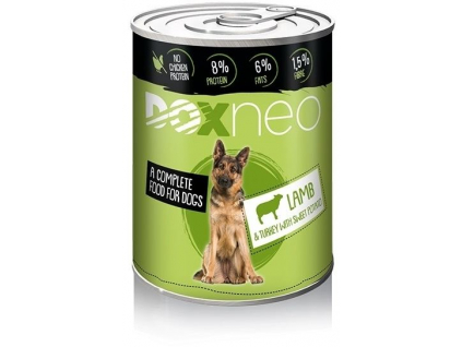 Doxneo Lamb konzerva pro psy 400 g z kategorie Chovatelské potřeby a krmiva pro psy > Krmiva pro psy > Konzervy pro psy