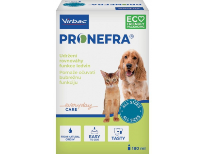 Pronefra pro psy a kočky 180ml z kategorie Chovatelské potřeby a krmiva pro psy > Vitamíny a léčiva pro psy > Ledviny a močové cesty u psů