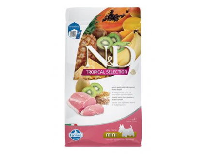N&D TROPICAL SELECTION DOG Adult Mini Pork 1,5kg z kategorie Chovatelské potřeby a krmiva pro psy > Krmiva pro psy > Granule pro psy