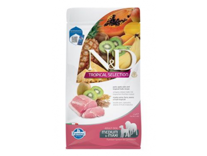 N&D TROPICAL SELECTION DOG Adult M/L Pork 2kg z kategorie Chovatelské potřeby a krmiva pro psy > Krmiva pro psy > Granule pro psy