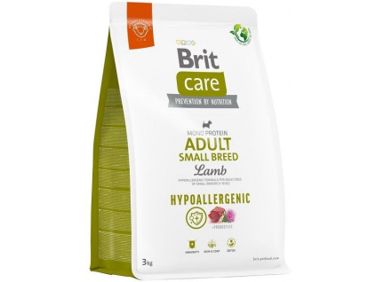 Brit Care Dog Hypoallergenic Adult Small Breed Lamb 3 kg