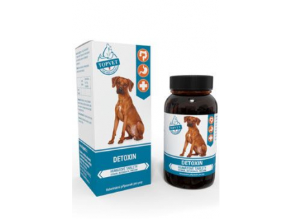 Detoxin humátové tablety TOPVET 90tbl z kategorie Chovatelské potřeby a krmiva pro psy > Vitamíny a léčiva pro psy > Akutní ošetření psa