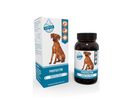 Protectin humátové tablety TOPVET 90tbl z kategorie Chovatelské potřeby a krmiva pro psy > Vitamíny a léčiva pro psy > Podpora trávení u psů