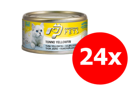 Professional Pets Naturale Cat tuňák žlutoploutvý 24x70g z kategorie Chovatelské potřeby a krmiva pro kočky > Krmivo a pamlsky pro kočky > Konzervy pro kočky