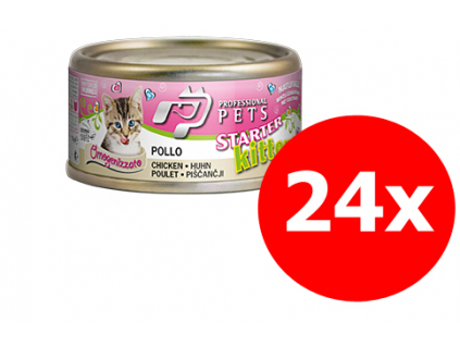 Professional Pets Naturale Kitten kuře 24x70g z kategorie Chovatelské potřeby a krmiva pro kočky > Krmivo a pamlsky pro kočky > Konzervy pro kočky