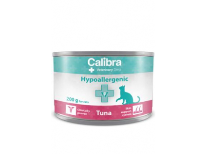 Calibra VD Cat konz. Hypoallergenic Tuna 200g z kategorie Chovatelské potřeby a krmiva pro kočky > Krmivo a pamlsky pro kočky > Konzervy pro kočky