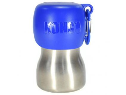 Cestovní láhev H2O Stainless Steel 280ml modrá Kong z kategorie Chovatelské potřeby a krmiva pro psy > Misky a dávkovače pro psy > cestovní misky pro psy