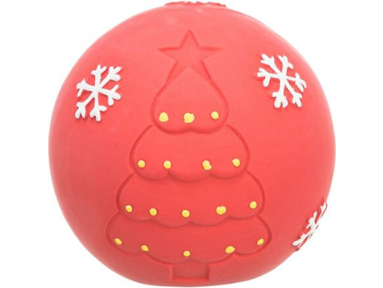 Xmas hračka vánoční latexový míček 8 cm