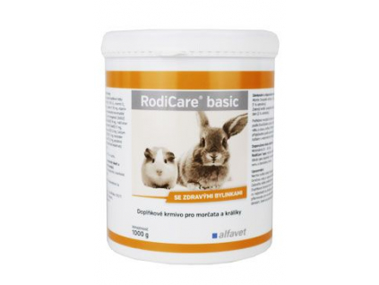RodiCare Basic 1000g z kategorie Chovatelské potřeby a krmiva pro hlodavce a malá zvířata > Krmiva pro hlodavce a malá zvířata