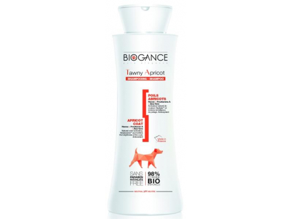 Biogance šampon Tawny apricot - pro žlutohněd.srst 250 ml z kategorie Chovatelské potřeby a krmiva pro psy > Hygiena a kosmetika psa > Šampóny a spreje pro psy