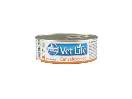 Vet Life Natural Cat konzerva Convalescence 85g z kategorie Chovatelské potřeby a krmiva pro kočky > Krmivo a pamlsky pro kočky > Veterinární diety pro kočky