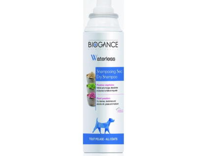 Biogance Waterless dog - suchý šampon pro psy 150 ml z kategorie Chovatelské potřeby a krmiva pro psy > Hygiena a kosmetika psa > Šampóny a spreje pro psy