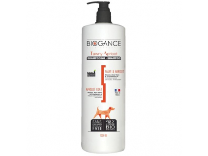 Biogance šampon Tawny apricot - pro žlutohněd.srst 1l z kategorie Chovatelské potřeby a krmiva pro psy > Hygiena a kosmetika psa > Šampóny a spreje pro psy