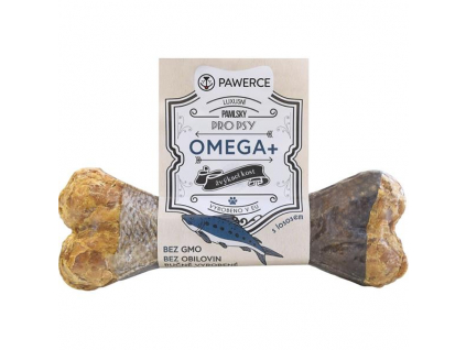 Pawerce žvýkací kost plněná OMEGA+ 12cm z kategorie Chovatelské potřeby a krmiva pro psy > Pamlsky pro psy > Plněné buvolí kosti