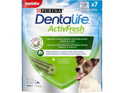 Purina DentaLife Activfresh Small 115 g z kategorie Chovatelské potřeby a krmiva pro psy > Pamlsky pro psy > Dentální pamlsky pro psy