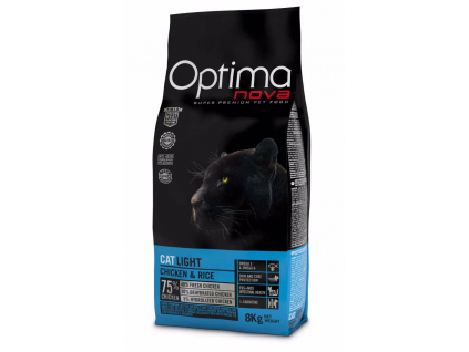 OPTIMAnova Cat Light 8 kg z kategorie Chovatelské potřeby a krmiva pro kočky > Krmivo a pamlsky pro kočky > Granule pro kočky