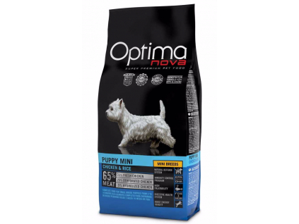 OPTIMAnova Dog Puppy Mini Chicken & Rice 2 kg z kategorie Chovatelské potřeby a krmiva pro psy > Krmiva pro psy > Granule pro psy