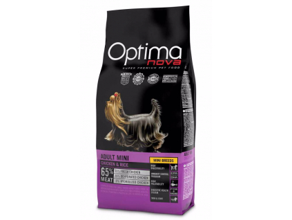 OPTIMAnova Dog Adult Mini Chicken & Rice 2 kg z kategorie Chovatelské potřeby a krmiva pro psy > Krmiva pro psy > Granule pro psy