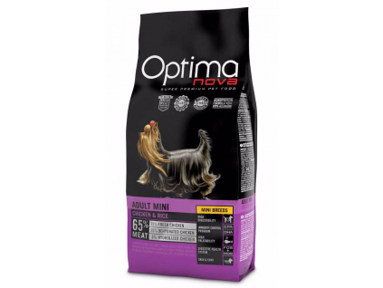 OPTIMAnova Dog Adult Mini Chicken & Rice 12 kg z kategorie Chovatelské potřeby a krmiva pro psy > Krmiva pro psy > Granule pro psy