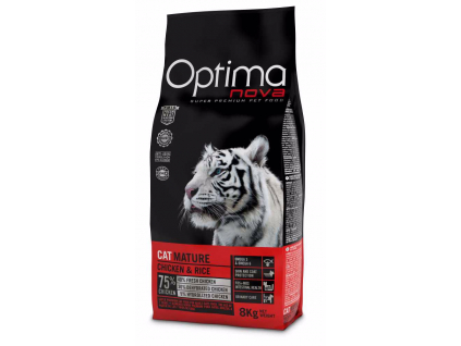 OPTIMAnova Cat Mature Urinary 8 kg z kategorie Chovatelské potřeby a krmiva pro kočky > Krmivo a pamlsky pro kočky > Granule pro kočky