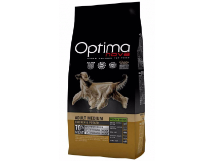 OPTIMAnova Dog Adult Medium Chicken & Potato GF 2 kg z kategorie Chovatelské potřeby a krmiva pro psy > Krmiva pro psy > Granule pro psy