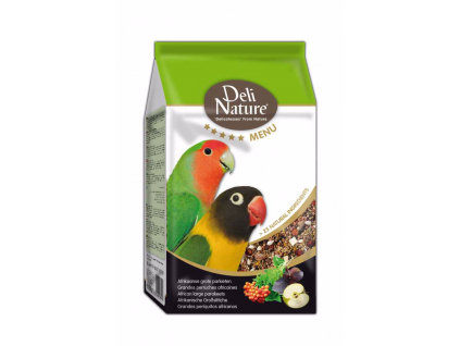 Deli Nature 5 Menu africký velký papoušek 800 g z kategorie Chovatelské potřeby pro ptáky a papoušky > Krmivo pro papoušky