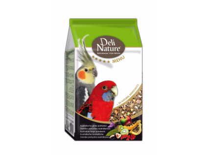 Deli Nature 5 Menu australský papoušek 800 g z kategorie Chovatelské potřeby pro ptáky a papoušky > Krmivo pro papoušky