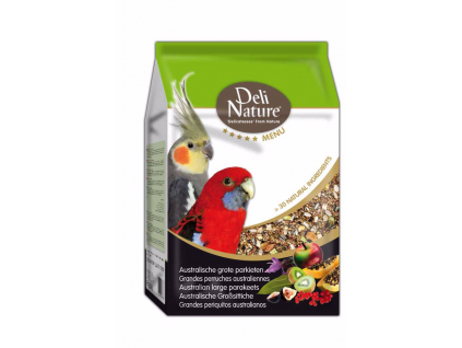 Deli Nature 5 Menu australský papoušek 2,5 kg z kategorie Chovatelské potřeby pro ptáky a papoušky > Krmivo pro papoušky