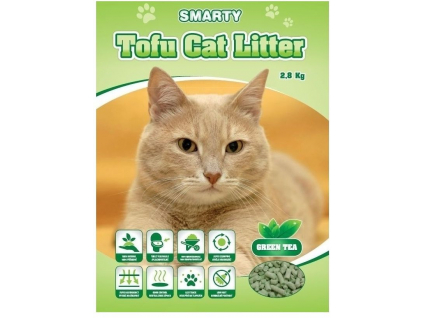 Smarty Tofu Cat Litter Green Tea podestýlka 6 l z kategorie Chovatelské potřeby a krmiva pro kočky > Toalety, steliva pro kočky > Steliva kočkolity pro kočky