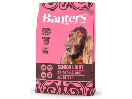 Banters Senior Light Chicken & Rice 3 kg z kategorie Chovatelské potřeby a krmiva pro psy > Krmiva pro psy > Granule pro psy